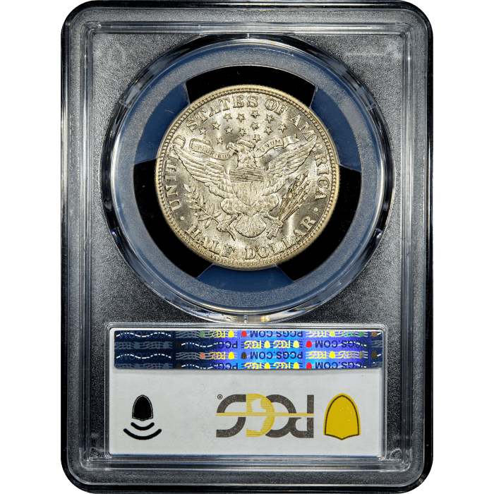 1912 Barber Half Dollar (50c) Reverse Slab Image