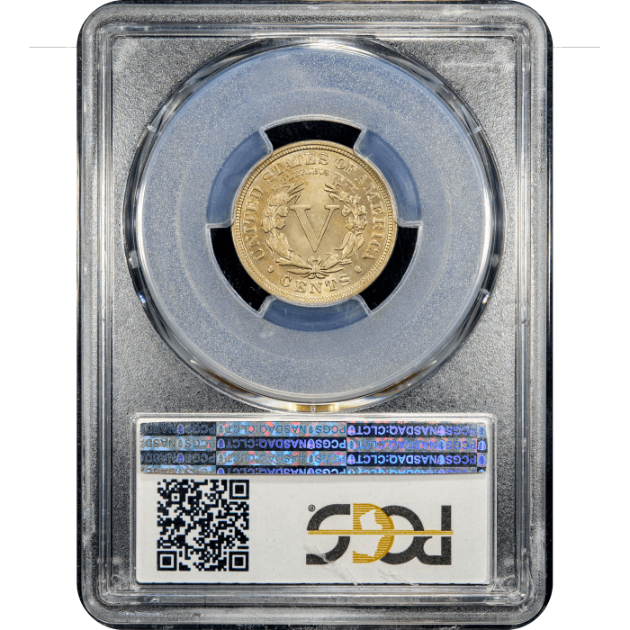 1912 Liberty Nickel (5c) Reverse Slab Image