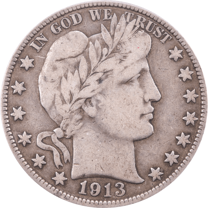 1913 Barber Half Dollar (50c) Obverse Image
