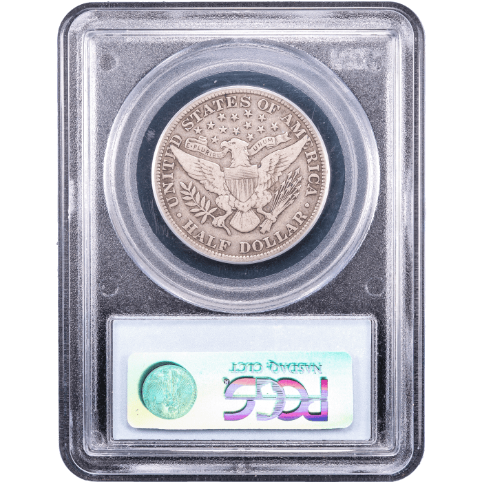 1913 Barber Half Dollar (50c) Reverse Slab Image