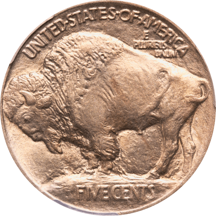 1913 Type 1 Buffalo Nickel (5c) Reverse Image