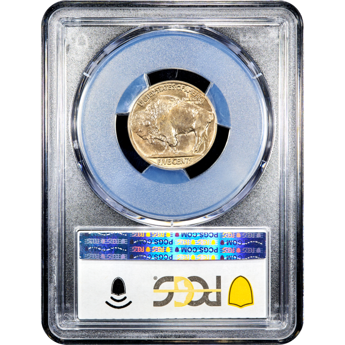 1913 Type 2 Buffalo Nickel (5c) Reverse Slab Image