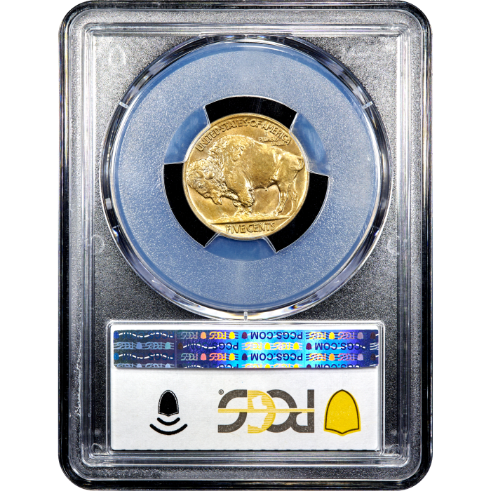 1913 Type 2 Buffalo Nickel (5c) Reverse Slab Image