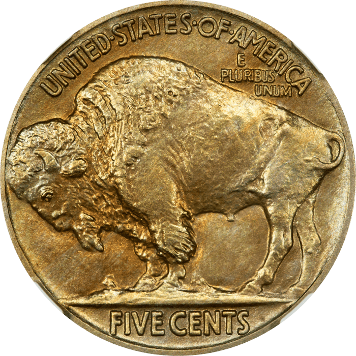 1914 Buffalo Nickel (5c) REVERSE Image