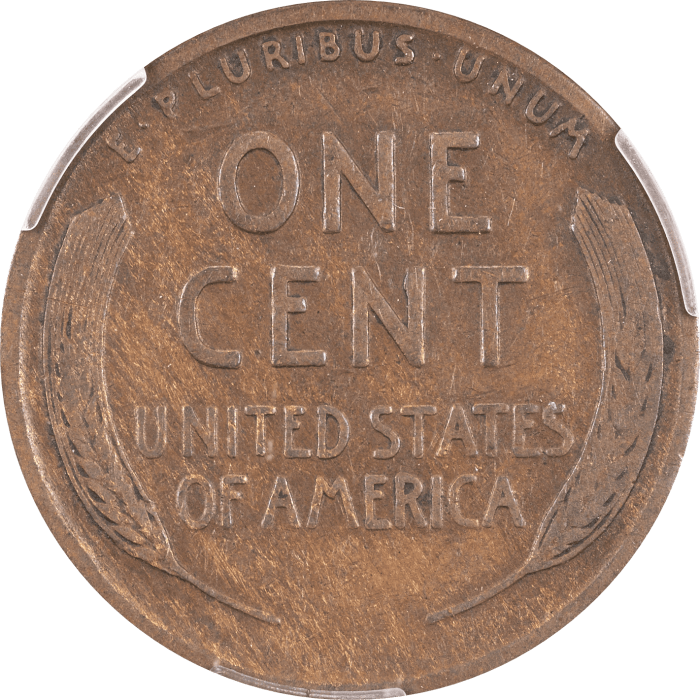 1914-D Lincoln Cent (1c) Reverse Image