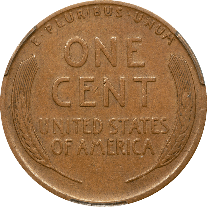 1914-D Lincoln Cent (1c) Reverse Image