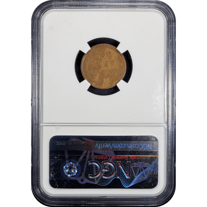 1914-D Lincoln Cent (1c) Reverse Slab Image