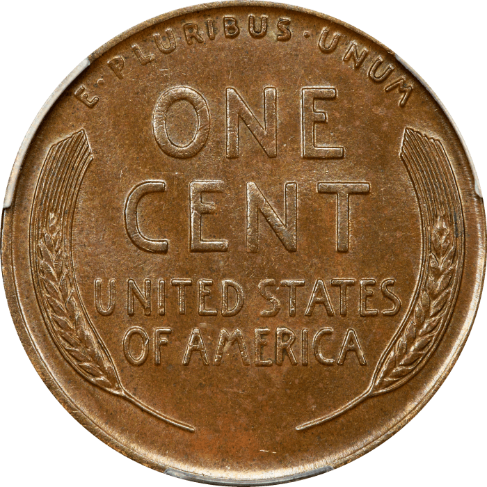 1914-D Lincoln Cent (1c) REVERSE Image