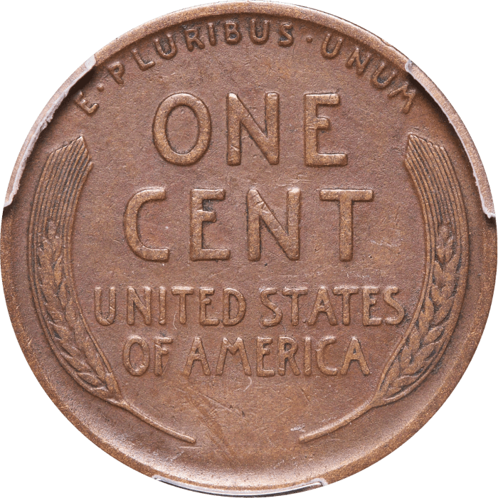 1914-D Lincoln Cent (1c) Reverse Image