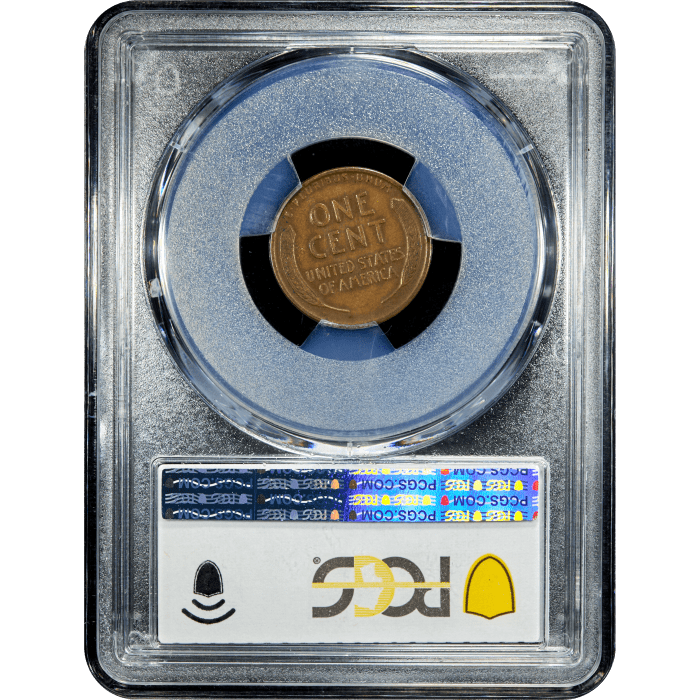 1914-D Lincoln Cent (1c) Reverse Slab Image