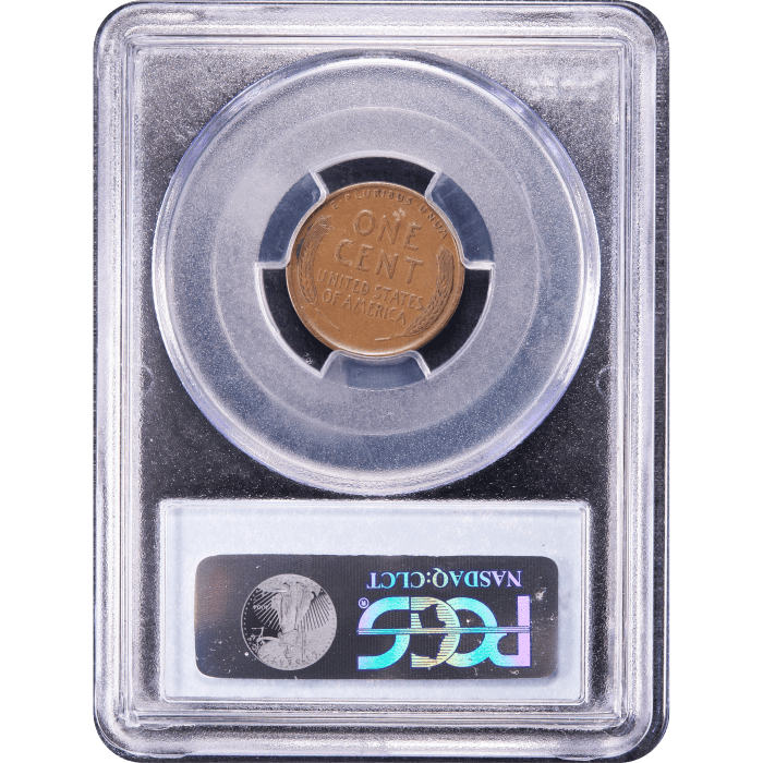1914-D Lincoln Cent (1c) Reverse Slab Image