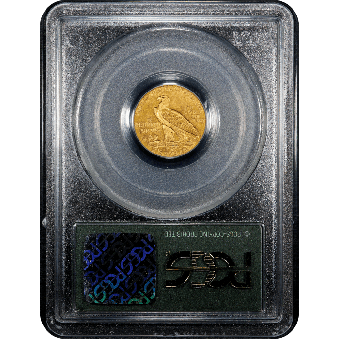 1914 Indian Gold Quarter Eagle ($2.50) OGH SLAB Image