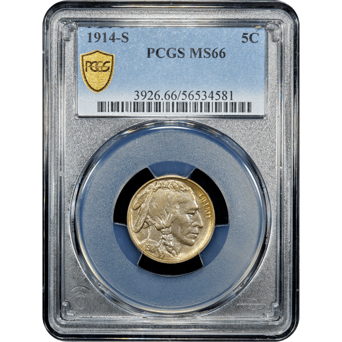 1914-S Buffalo Nickel (5c) SLAB Image