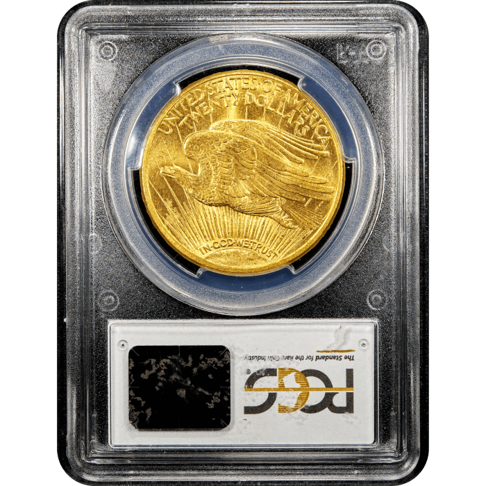 1914-S Saint Gaudens Double Eagle ($20) Reverse Slab Image