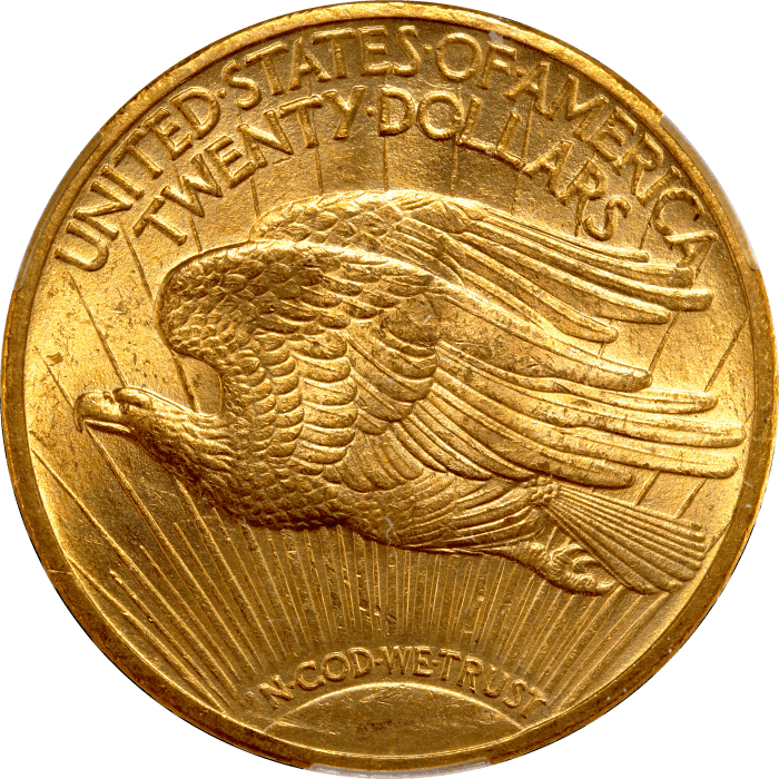 1914-S Saint-Gaudens Gold Double Eagle ($20) Reverse Image