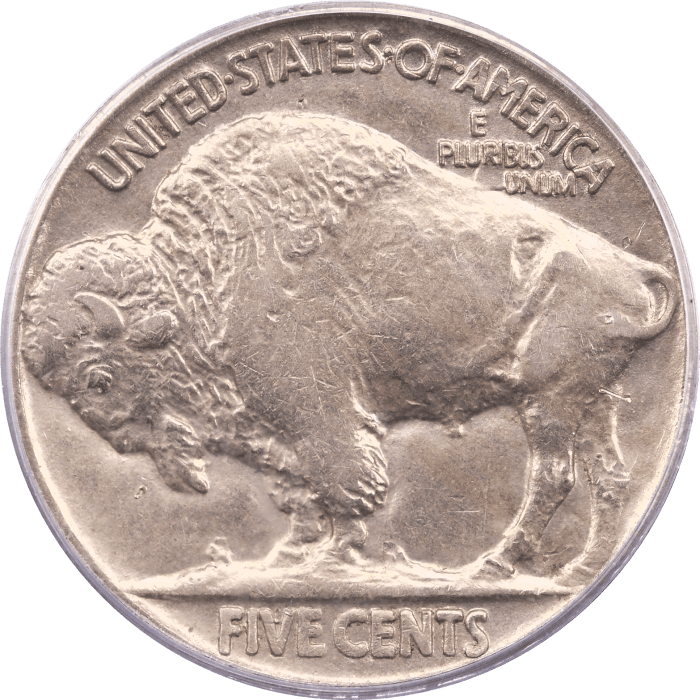 1914/3 Buffalo Nickel (5c) Reverse Image