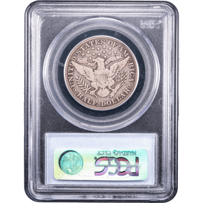 1915 Barber Half Dollar (50c) Reverse Slab Image