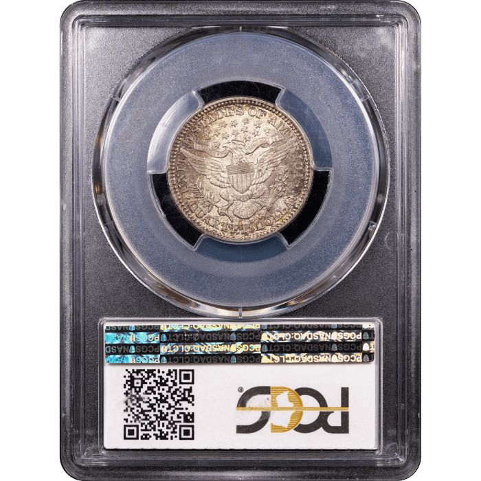 1915-D Barber Quarter (25c) Reverse Slab Image