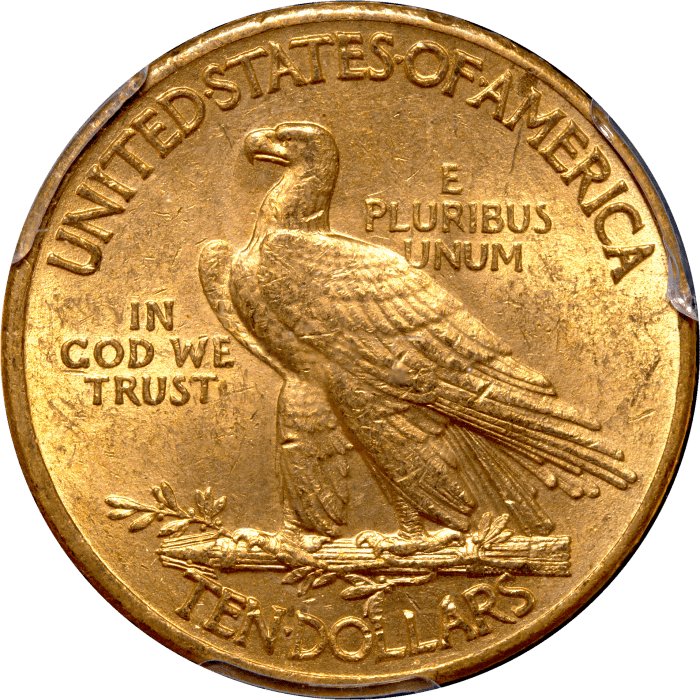 1915 Indian Gold Eagle ($10) REVERSE Image