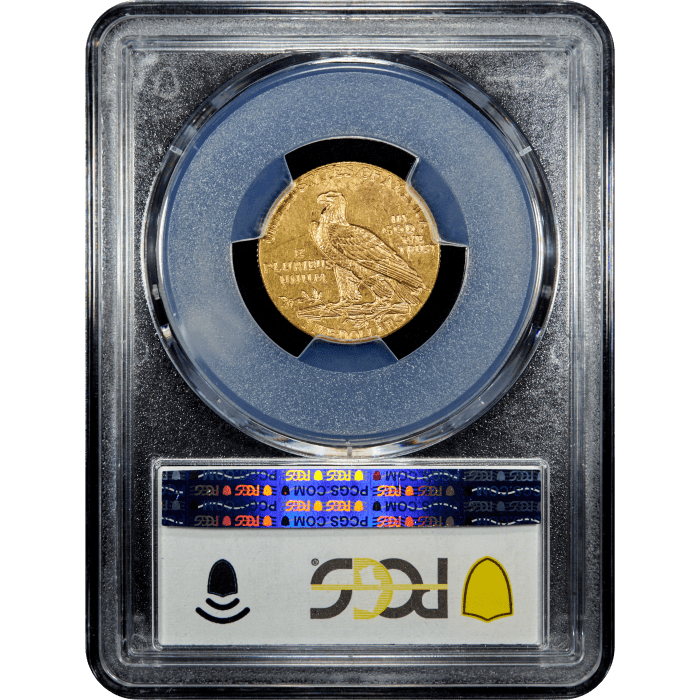 1915 Indian Gold Half Eagle ($5) SLAB Image