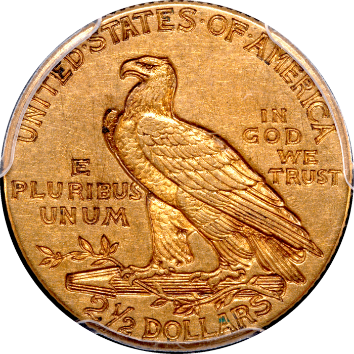 1915 Indian Gold Quarter Eagle ($2.50) REVERSE Image
