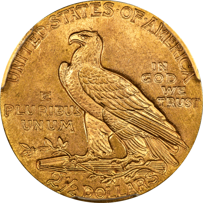 1915 Indian Gold Quarter Eagle ($2.50) Reverse Image