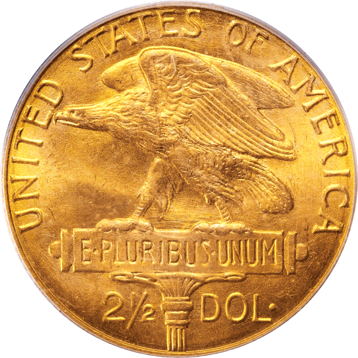 1915-S Panama-Pacific Commem Gold Quarter Eagle ($2.50) REVERSE Image