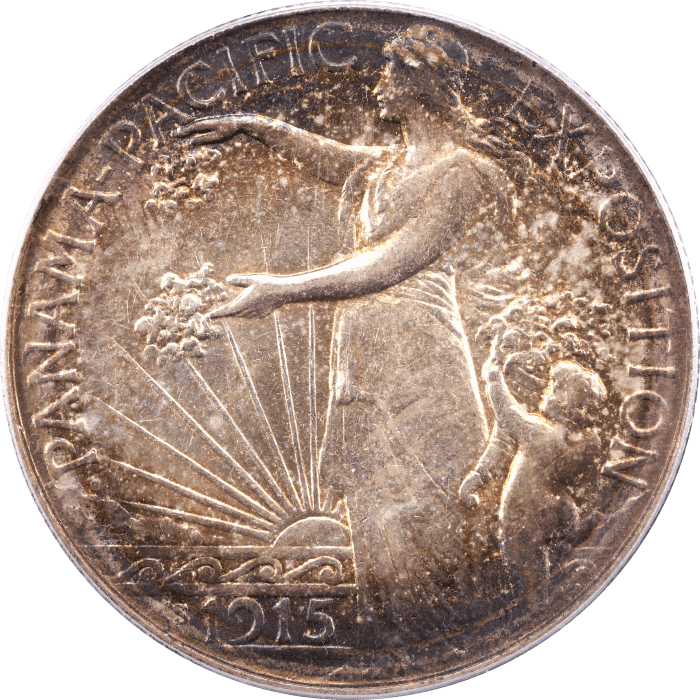 1915-S Panama-Pacific Commem Half Dollar (50c) OGH Obverse Image