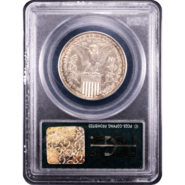 1915-S Panama-Pacific Commem Half Dollar (50c) OGH Reverse Slab Image