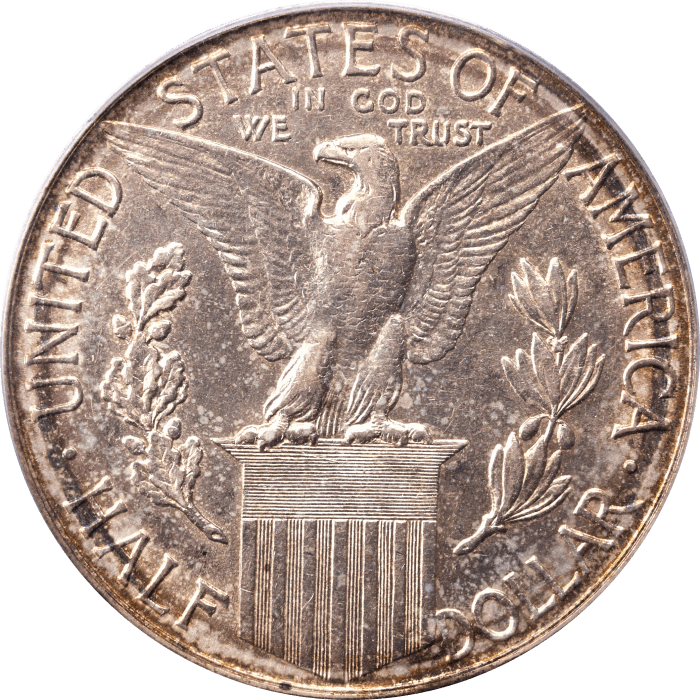 1915-S Panama-Pacific Commem Half Dollar (50c) OGH Reverse Image