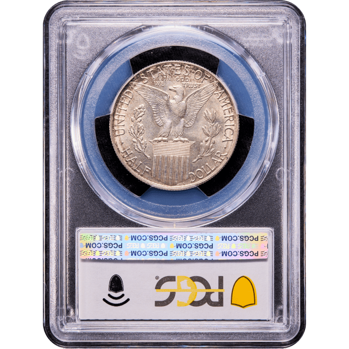 1915-S Panama-Pacific Commem Half Dollar (50c) Reverse Slab Image