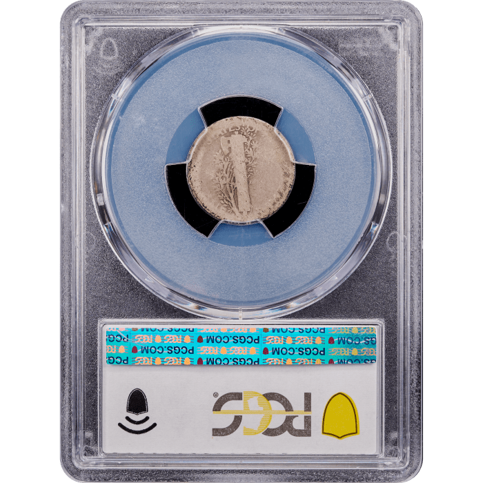 1916-D Mercury Dime (10c) Reverse Slab Image