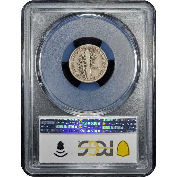1916-D Mercury Dime (10c) SLAB Image