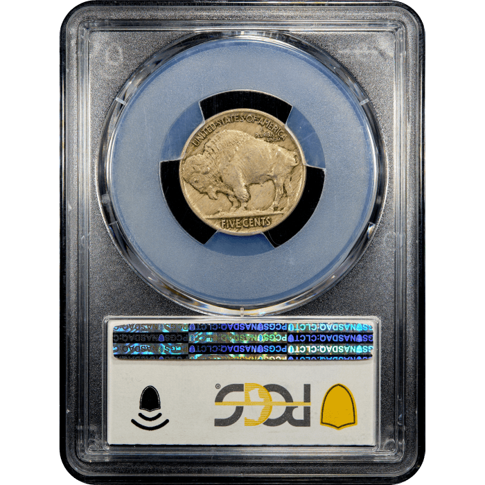 1916 Doubled Die Buffalo Nickel (5c) Reverse Slab Image