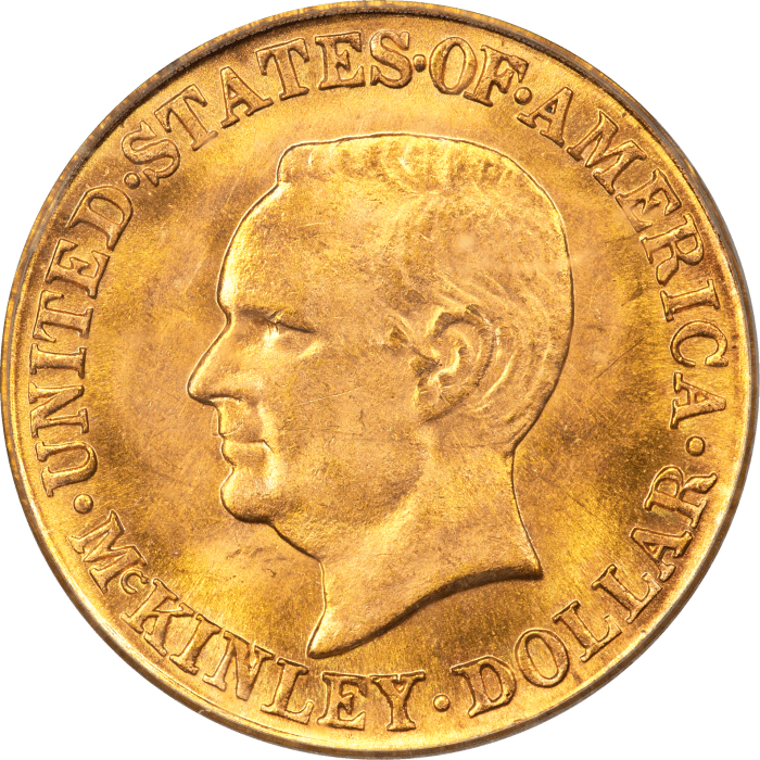 1916 McKinley Commemorative Gold Dollar (G$1) Obverse Image