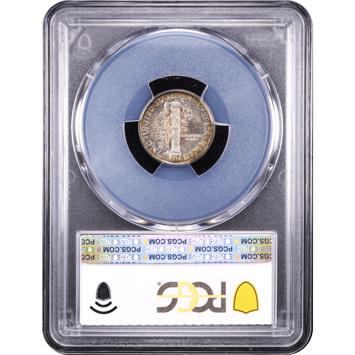 1916 Mercury Dime (10c) Reverse Slab Image