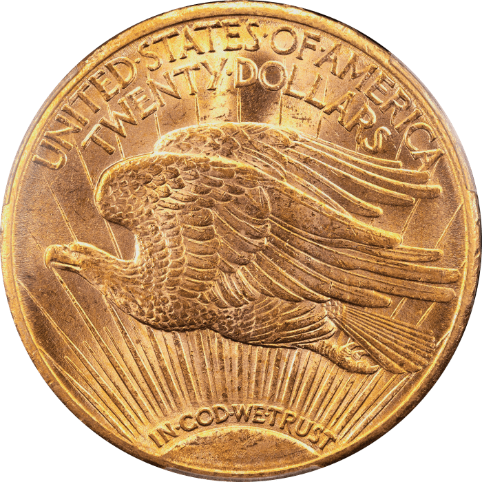 1916-S Saint-Gaudens Gold Double Eagle ($20) Reverse Image