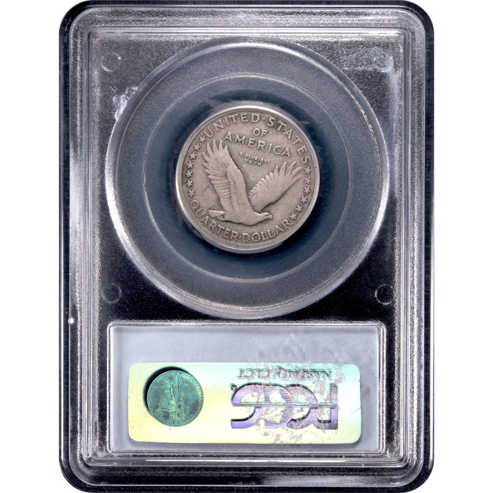 1916 Standing Liberty Quarter (25c) SLAB Image