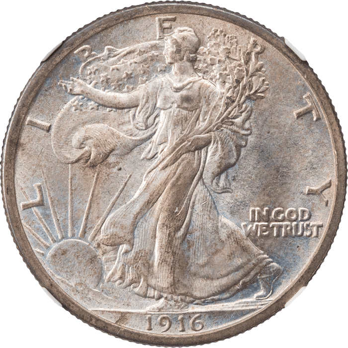 1916 Walking Liberty Half Dollar (50c) OBVERSE Image