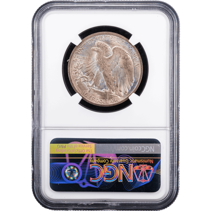 1916 Walking Liberty Half Dollar (50c) SLAB Image