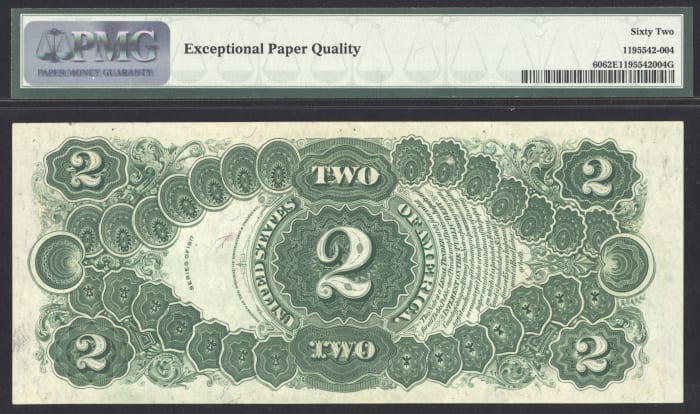 1917 $2 Legal Tender Reverse Image