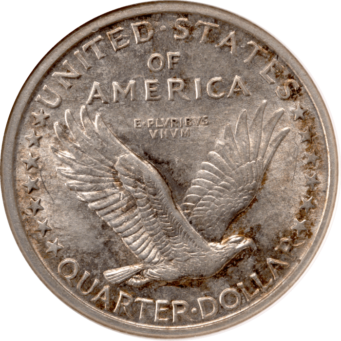 1917-S Type 1 Standing Liberty Quarter (25c) Reverse Image