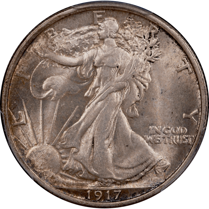 1917 Walking Liberty Half (50c) Obverse Image