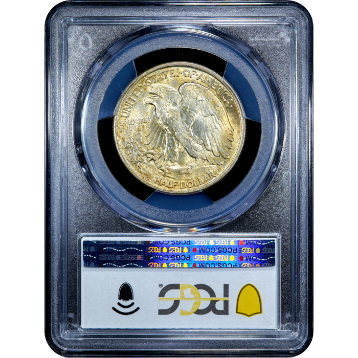 1917 Walking Liberty Half Dollar (50c) Reverse Slab Image