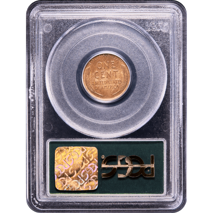 1918-S Lincoln Cent (1c) OGH Reverse Slab Image
