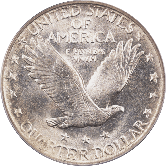 1918 Standing Liberty Quarter (25c) REVERSE Image