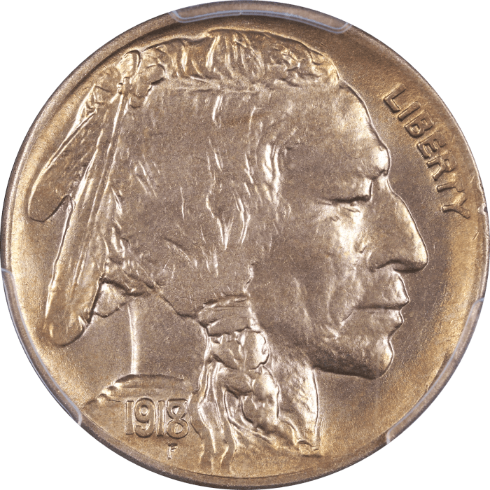1918/7-D Buffalo Nickel (5c) Obverse Image