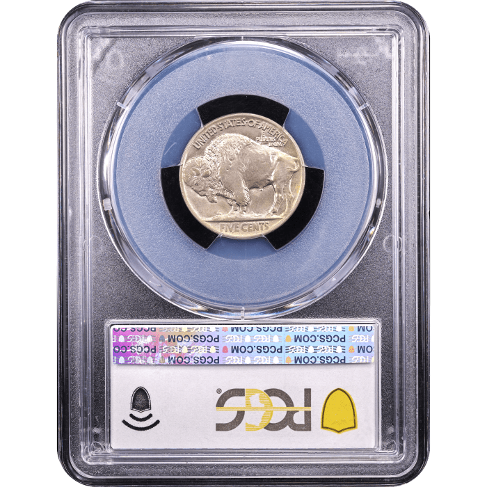 1919 Buffalo Nickel (5c) Reverse Slab Image
