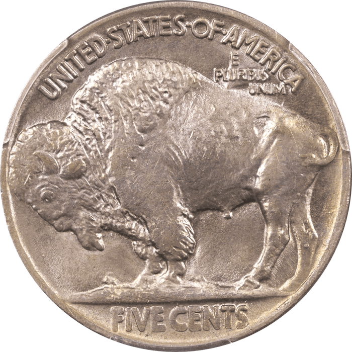 1919 Buffalo Nickel (5c) Reverse Image