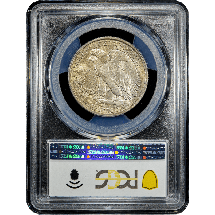 1919-D Walking Liberty Half Dollar (50c) SLAB Image
